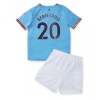 Dres Manchester City Bernardo Silva #20 Domaci za djecu 2022-23 Kratak Rukav (+ kratke hlače)